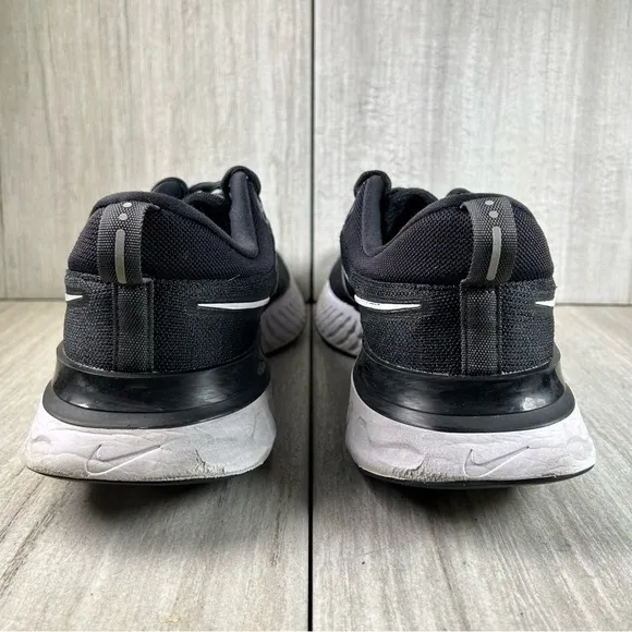 Nike React Infinity Black Knit Running Sneaker Athletic Shoe Mens Size 15