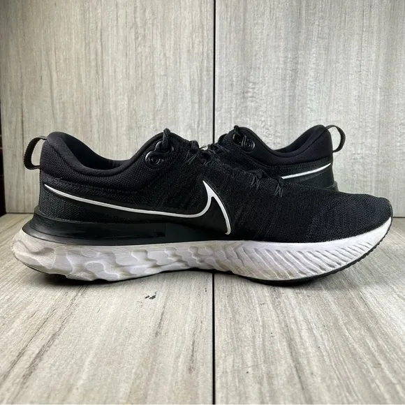 Nike React Infinity Black Knit Running Sneaker Athletic Shoe Mens Size 15