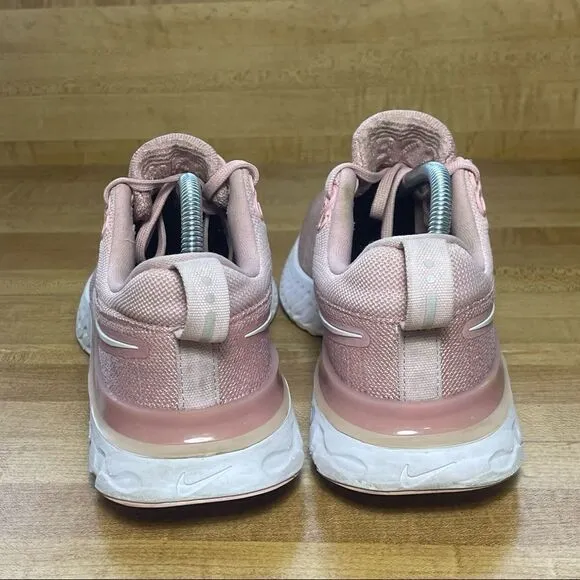 Nike React Infinity Run Flyknit 2 Running Shoe, Pink/Pink Glaze, Womens Size 7