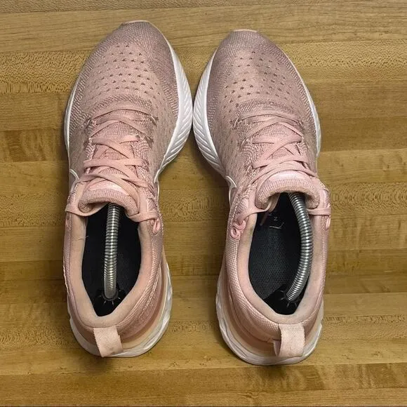 Nike React Infinity Run Flyknit 2 Running Shoe, Pink/Pink Glaze, Womens Size 7