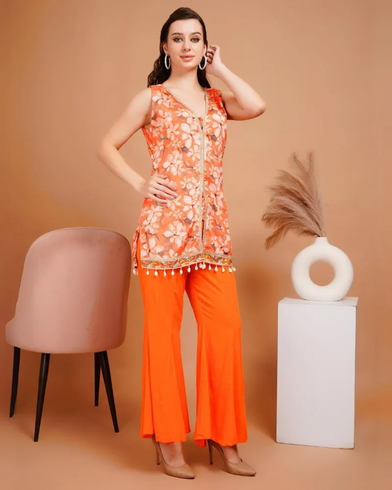 Orange blossom dream festive co-ord set