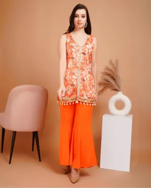 Orange blossom dream festive co-ord set