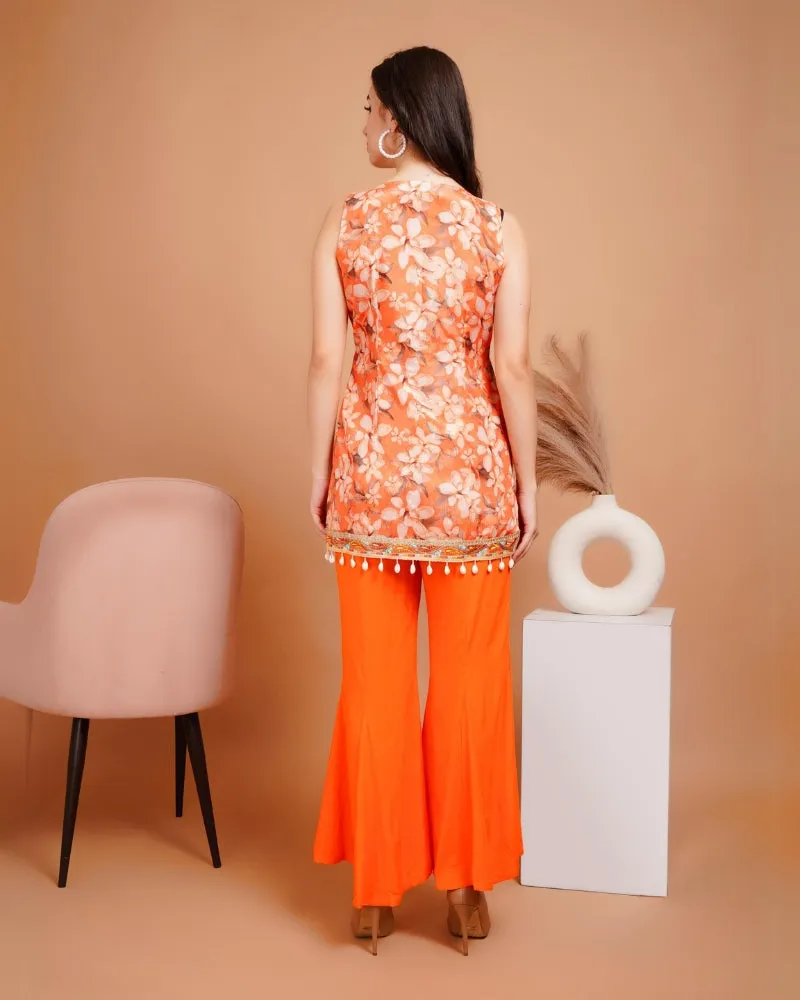 Orange blossom dream festive co-ord set