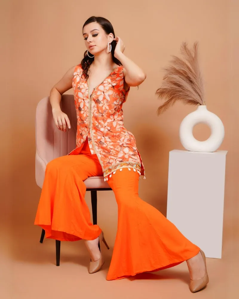 Orange blossom dream festive co-ord set
