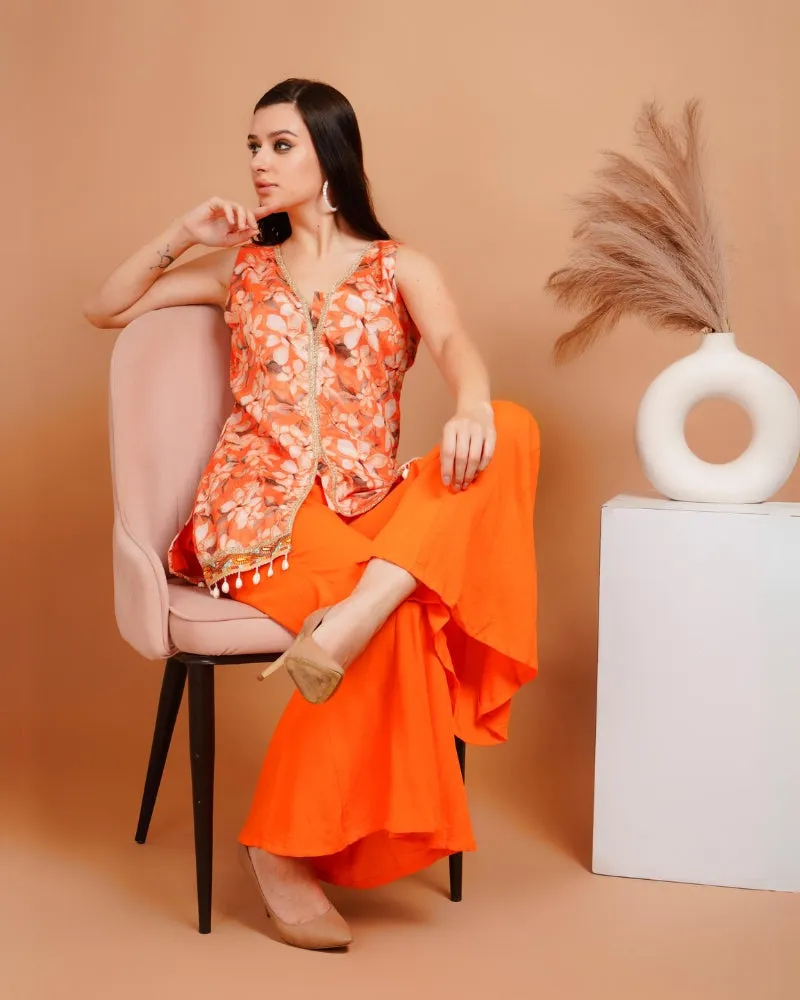 Orange blossom dream festive co-ord set