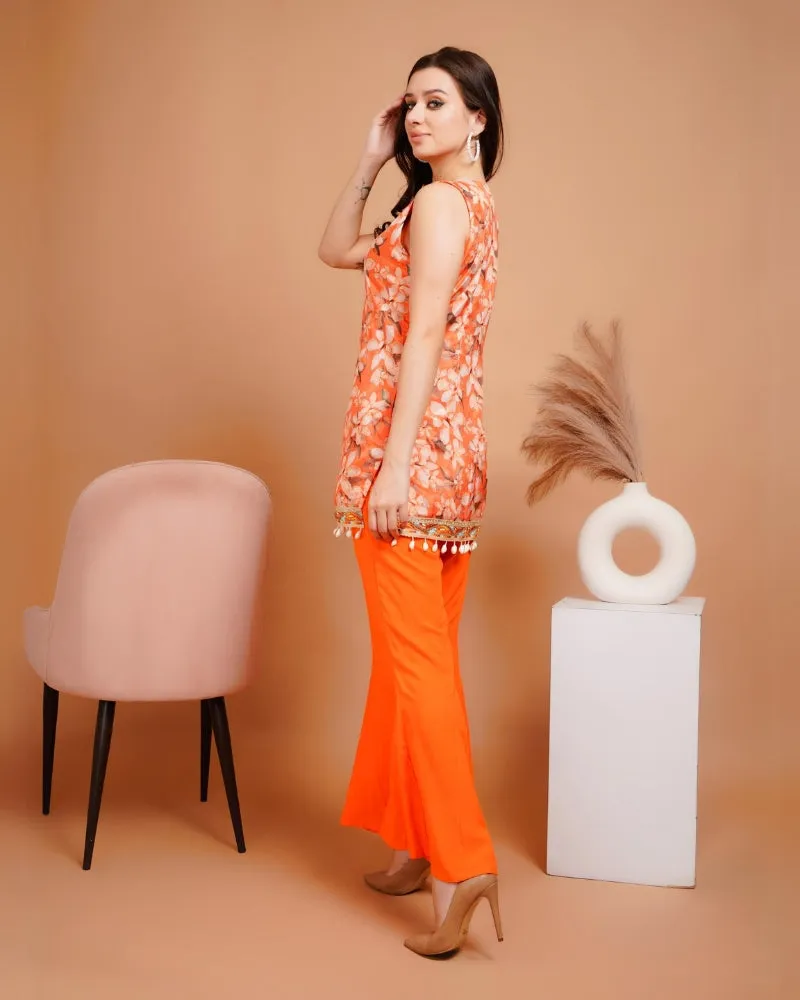 Orange blossom dream festive co-ord set