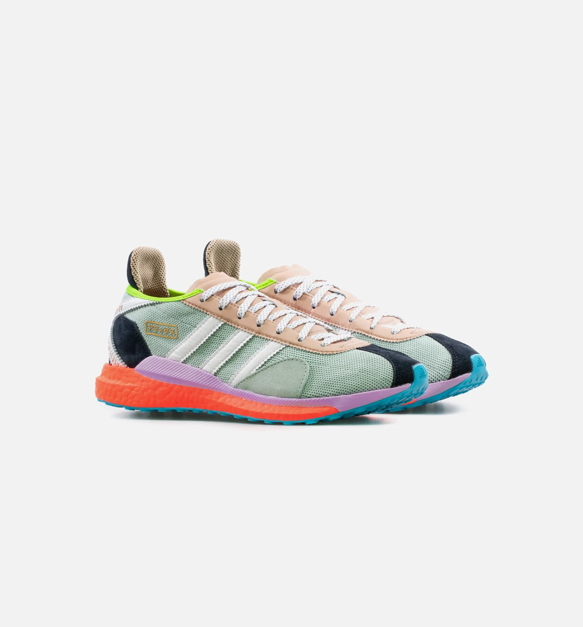 Pharrell X adidas Tokio Solar Hu Mens Lifestyle Shoe - Green/White