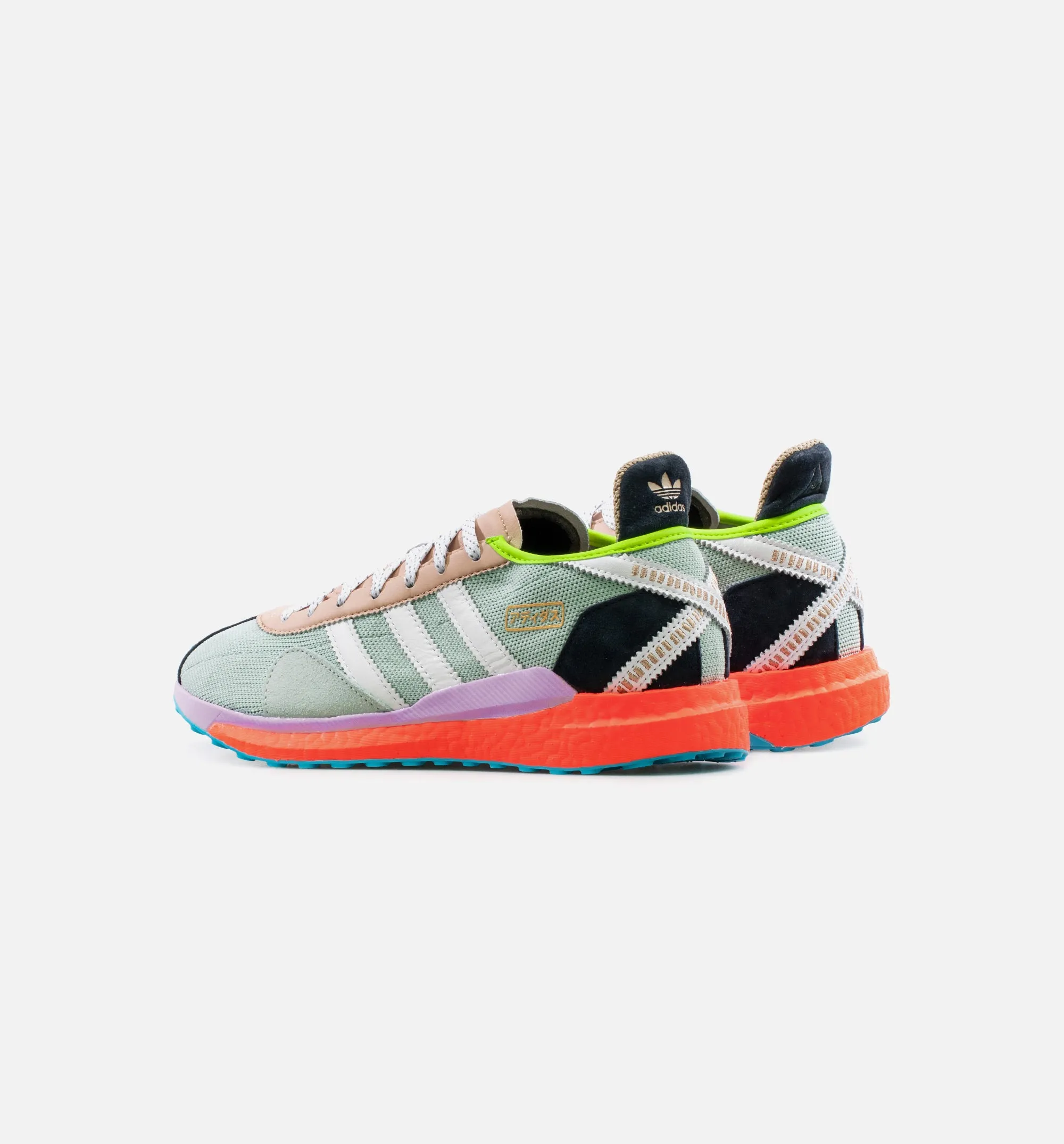 Pharrell X adidas Tokio Solar Hu Mens Lifestyle Shoe - Green/White