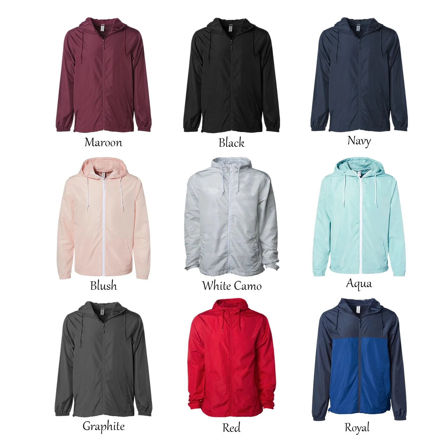 Pi Beta Phi Windbreaker Jacket - Letters