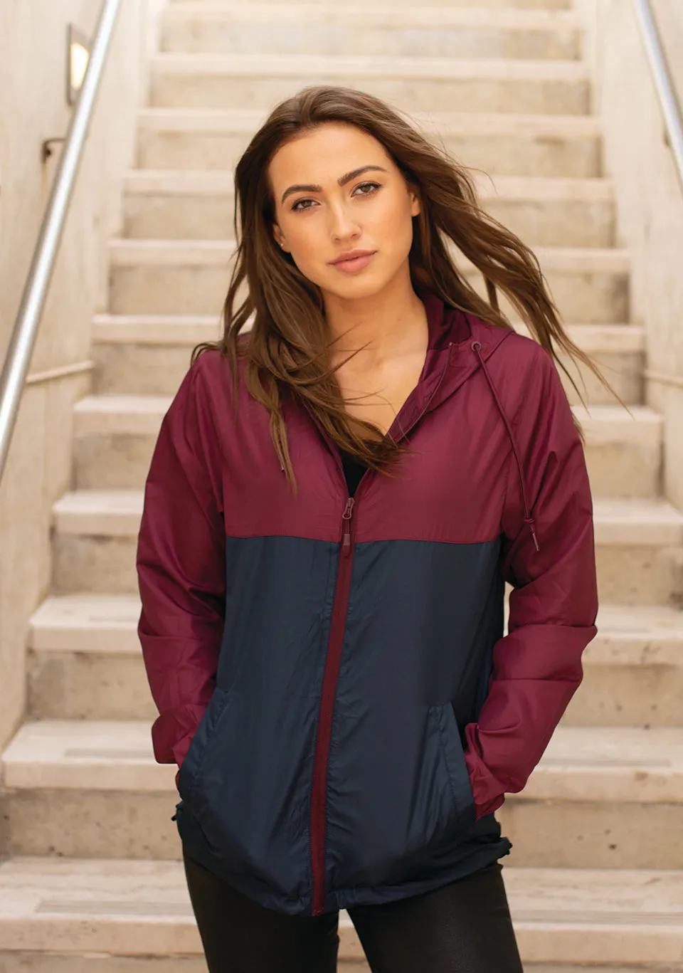Pi Beta Phi Windbreaker Jacket - Letters