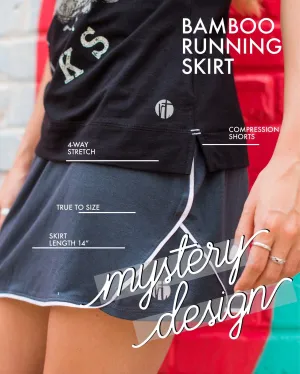Plain Mystery Bamboo Running Skirt