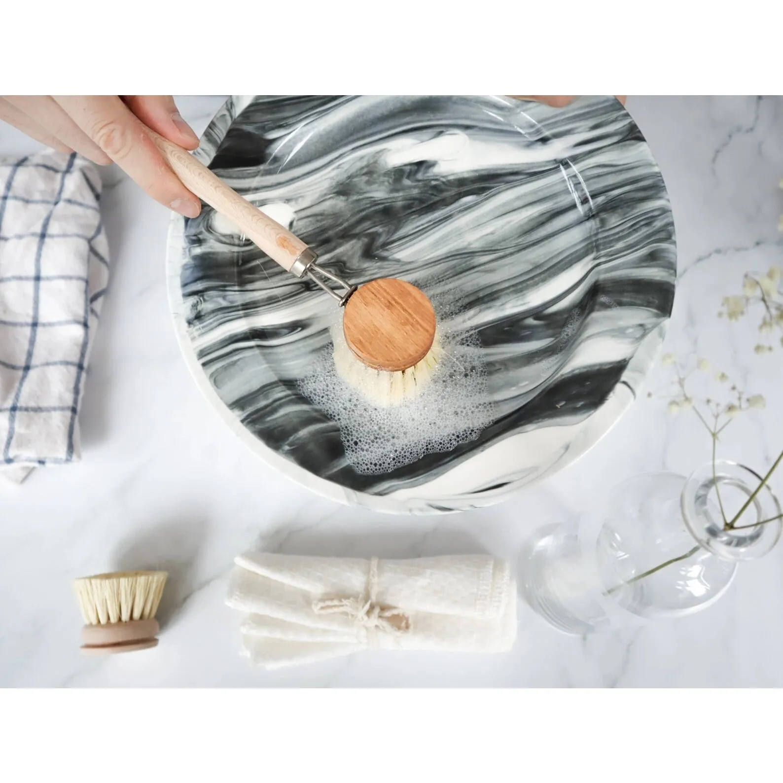 Plantish - Sisal Dish Brush with Handle