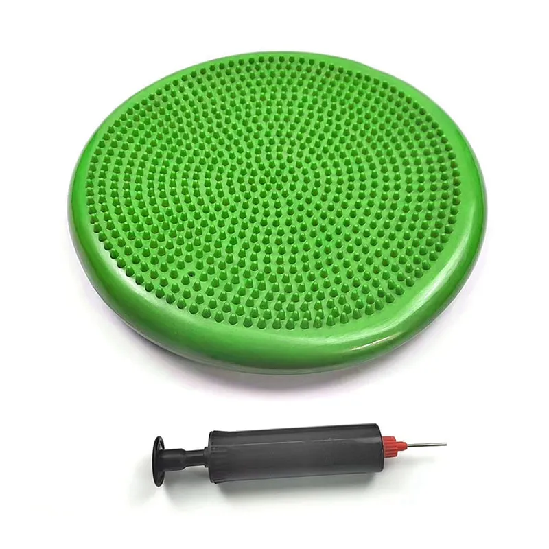 Premium PVC Yoga Balance Mat – Inflatable Massage Cushion for Fitness & Coordination, Posture Trainer with Anti-Burst Design for Core Strength & Balance Exercises