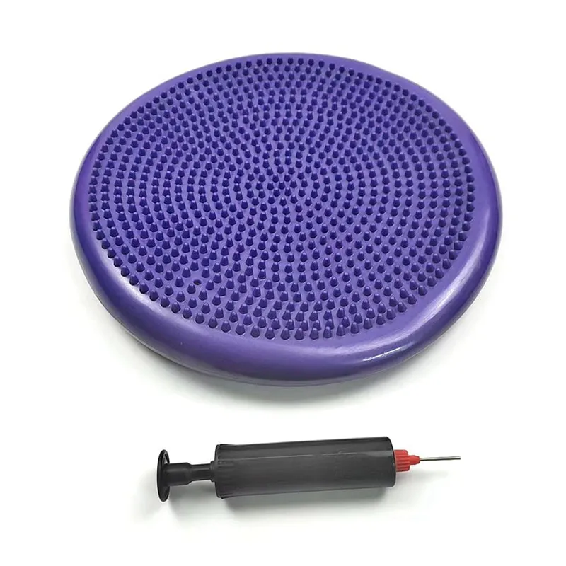 Premium PVC Yoga Balance Mat – Inflatable Massage Cushion for Fitness & Coordination, Posture Trainer with Anti-Burst Design for Core Strength & Balance Exercises