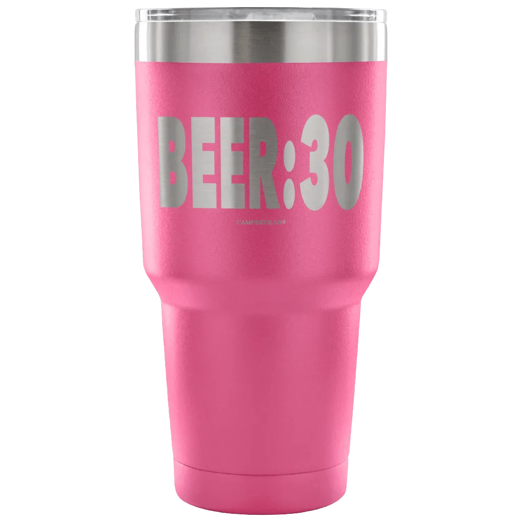 "Beer:30" - Stainless Steel Tumbler