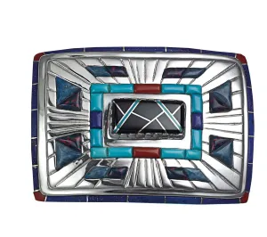 Rectangle Basket/Horses Buckle