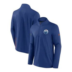 Rink Lightweight 1/4 Zip Sweater- Edmonton Oilers