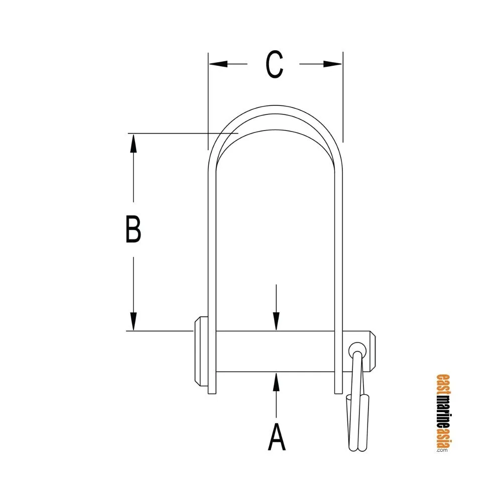 Ronstan Lightweight Clevis Pin Shackles
