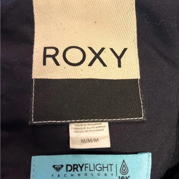 ROXY Jet Ski Coat Women's M Waterproof Insulated Beautiful Lining Missing Hood