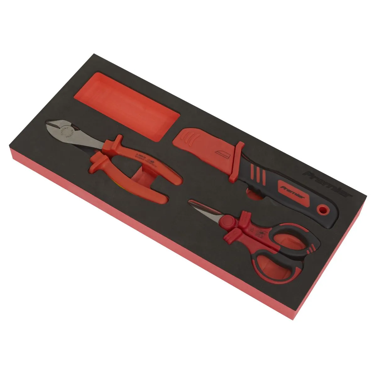 Sealey Premier Insulated Cutting Set 3pc with Tool Tray - VDE Approved