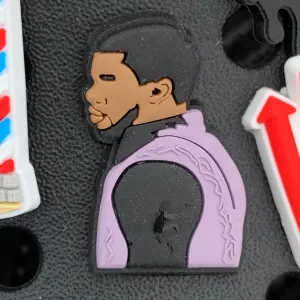 SHOE CHARMS - T’CHALLA BLACK PANTHER