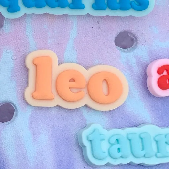 SHOE CHARMS - WRITTEN LEO