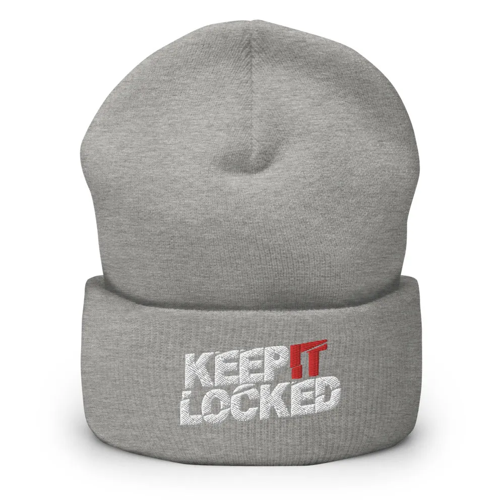 Simon Hill Keep It Locked Cuffed Beanie