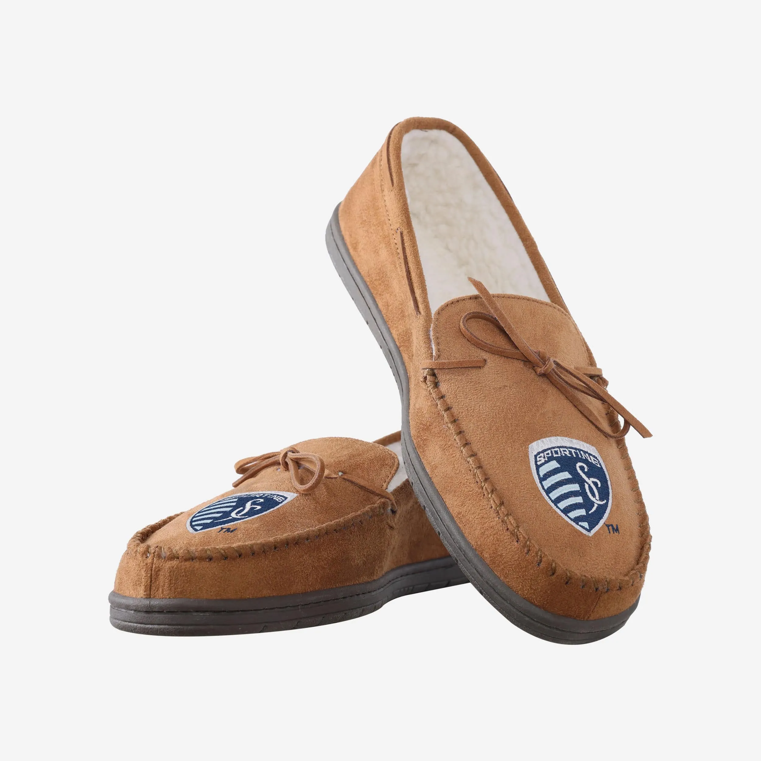 Sporting Kansas City MLS Team Logo Moccasin Slipper