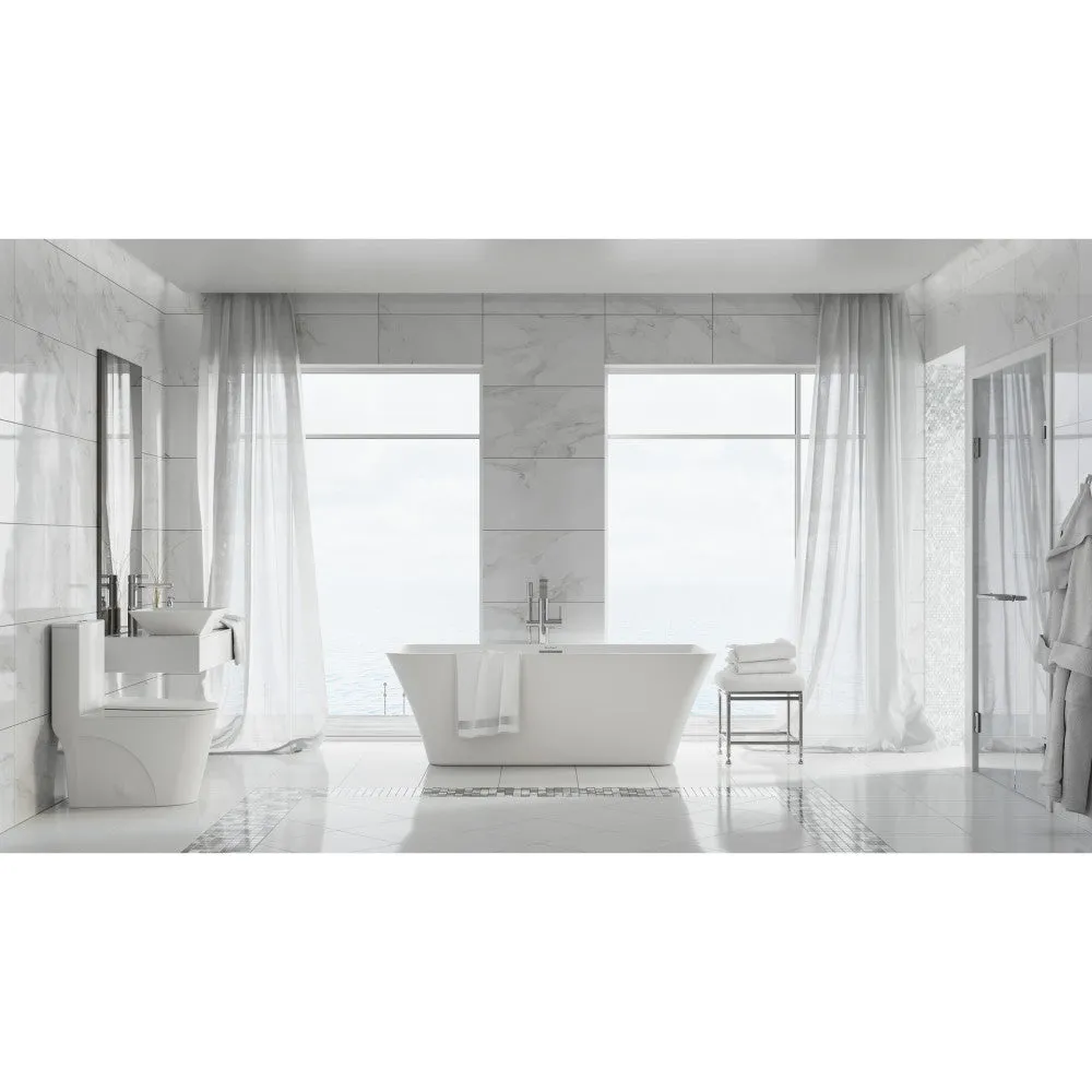 St. Tropez One-Piece Elongated Toilet, 14" Rough-In 1.1/1.6 gpf