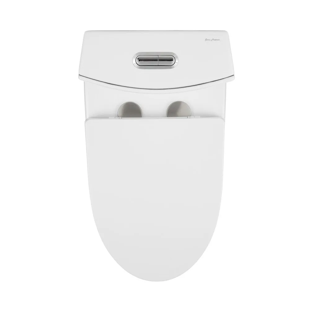 St. Tropez One Piece Elongated Toilet Dual Vortex Flush 1.1/1.6 gpf with 10" Rough In
