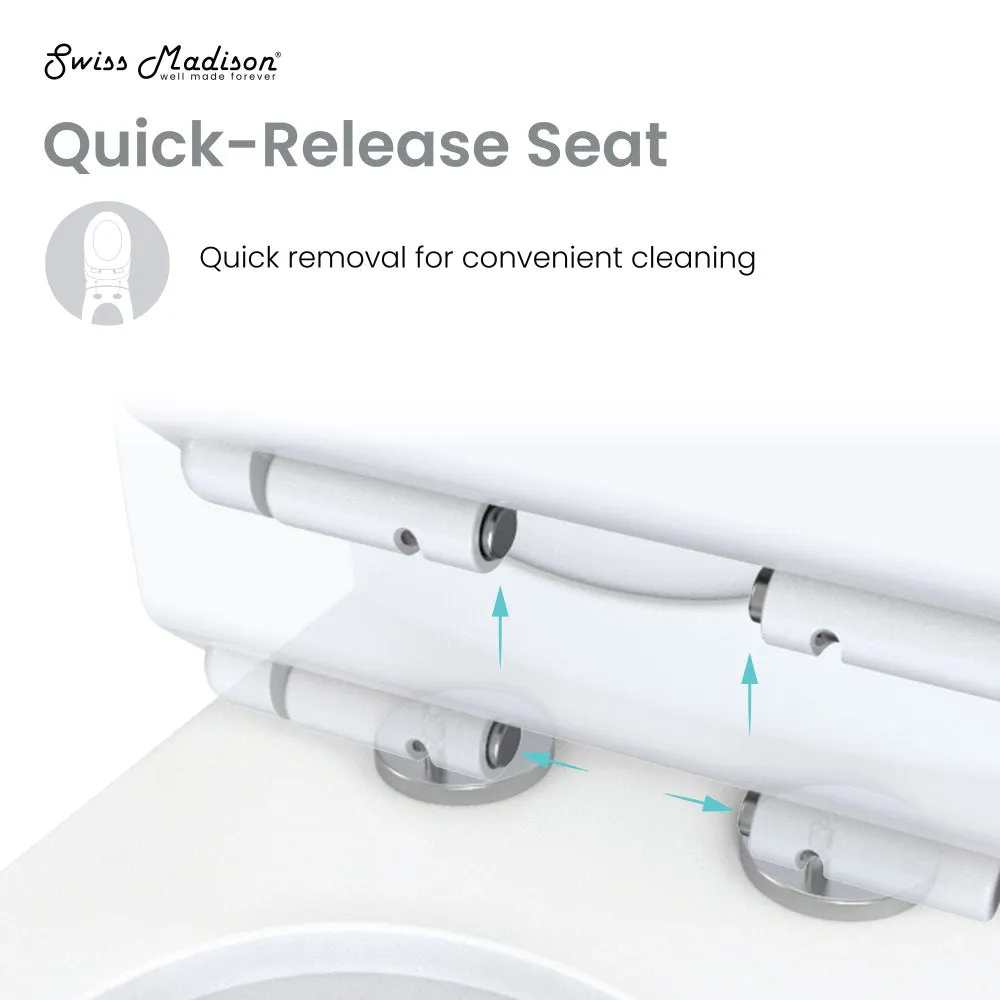 St. Tropez One-Piece Elongated Toilet Left Side Flush, 10" Rough-In 1.28 gpf