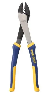 Stanley® Products Forged Crimpers, 10 in, 10-22 AWG, Blue/Yellow, 2078310