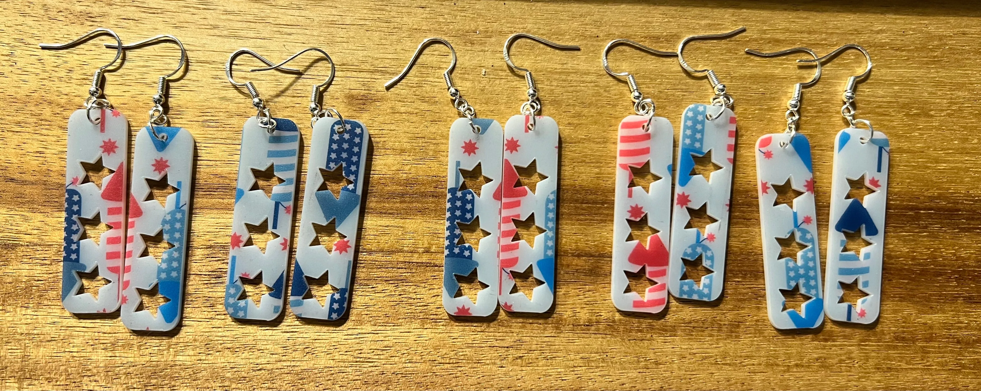Star Spangled Banner Earrings