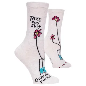 Take No Shit, Give No Fucks Crew Socks
