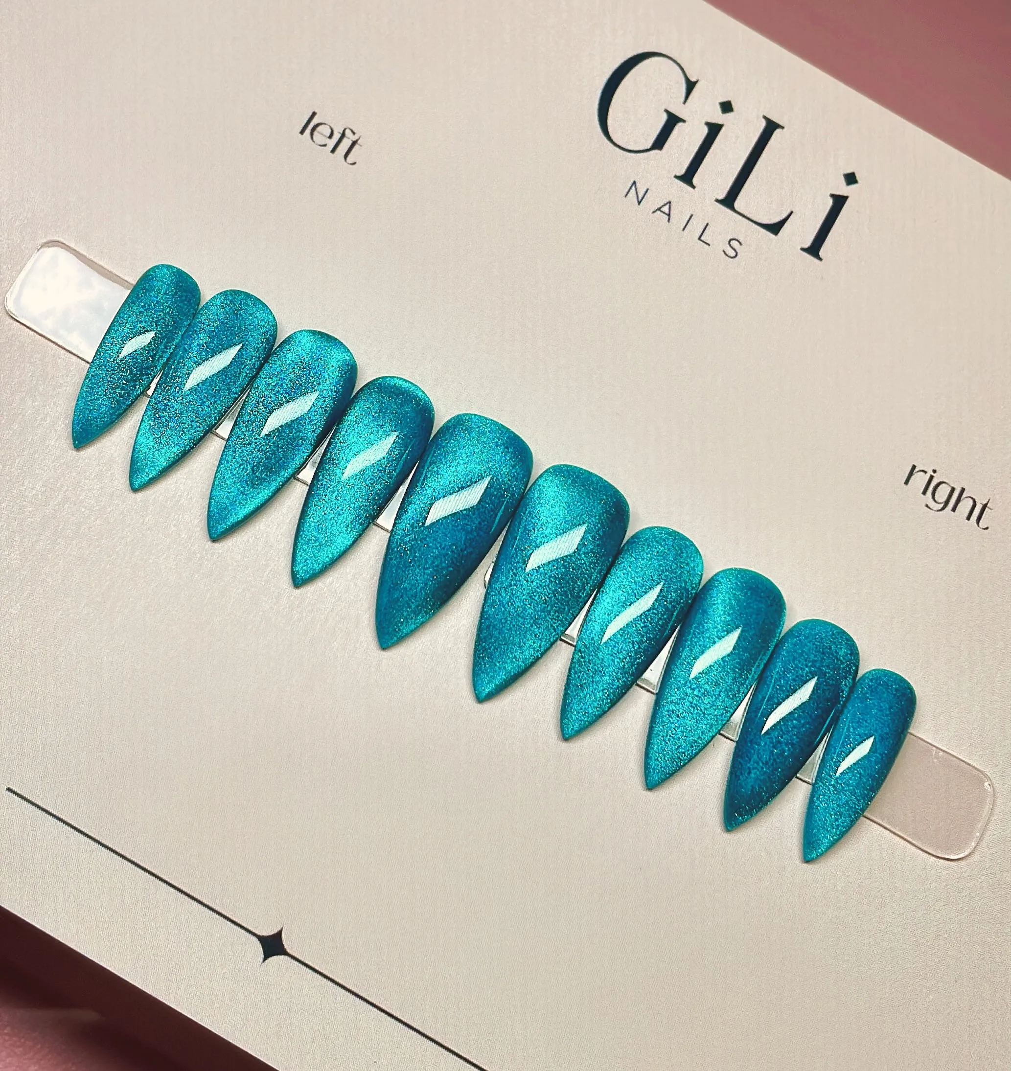Teal Cat Eye