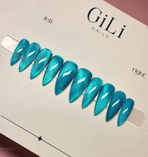 Teal Cat Eye