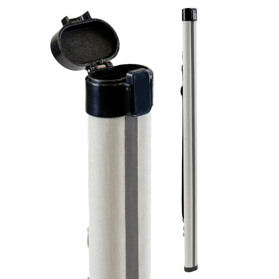 TG Aluminium Bow Tube with Fabric for Violin or Cello - White