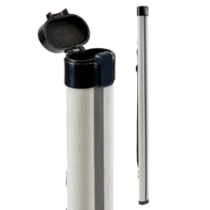 TG Aluminium Bow Tube with Fabric for Violin or Cello - White