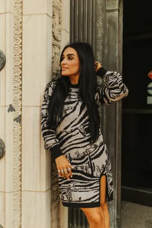 The Wild West Zoo Sweater Dress