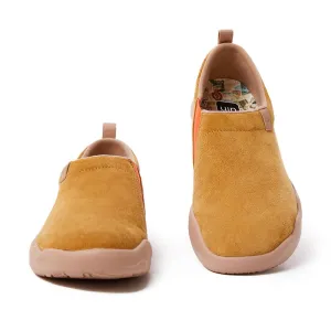 Toledo II Khaki Cow Suede Men