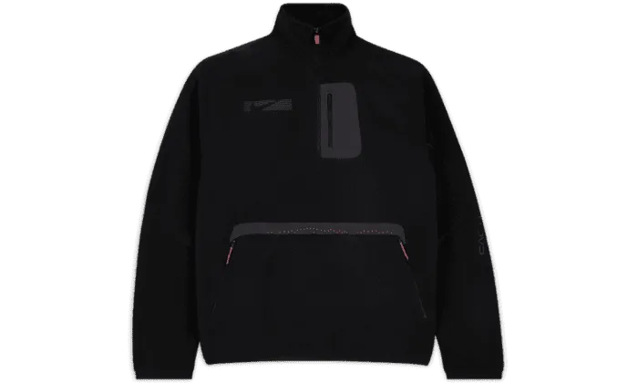 Travis Scott Cact.us Corp BH Quarter Zip Jacket Black