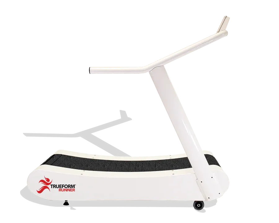TrueForm RUNNER Non-Motorized Curved Treadmill - Traffic White