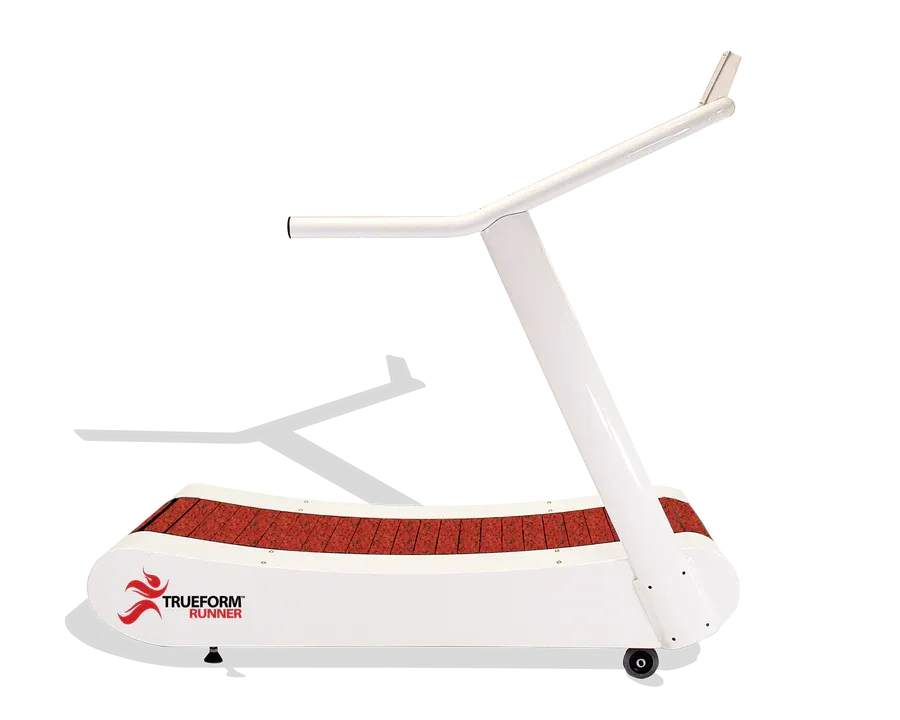 TrueForm RUNNER Non-Motorized Curved Treadmill - Traffic White