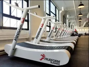 TrueForm RUNNER Non-Motorized Curved Treadmill - Traffic White