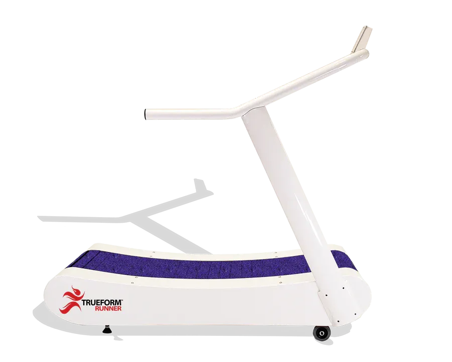 TrueForm RUNNER Non-Motorized Curved Treadmill - Traffic White