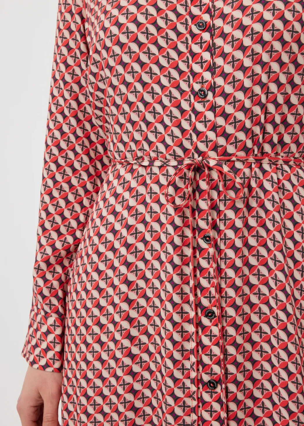 TUESDAY LABEL Nicola Dress - Reflection Print