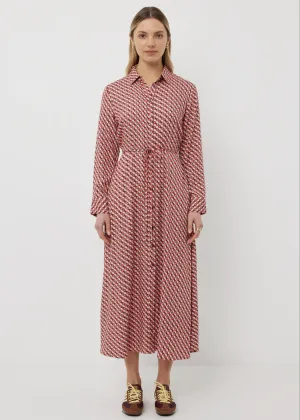 TUESDAY LABEL Nicola Dress - Reflection Print