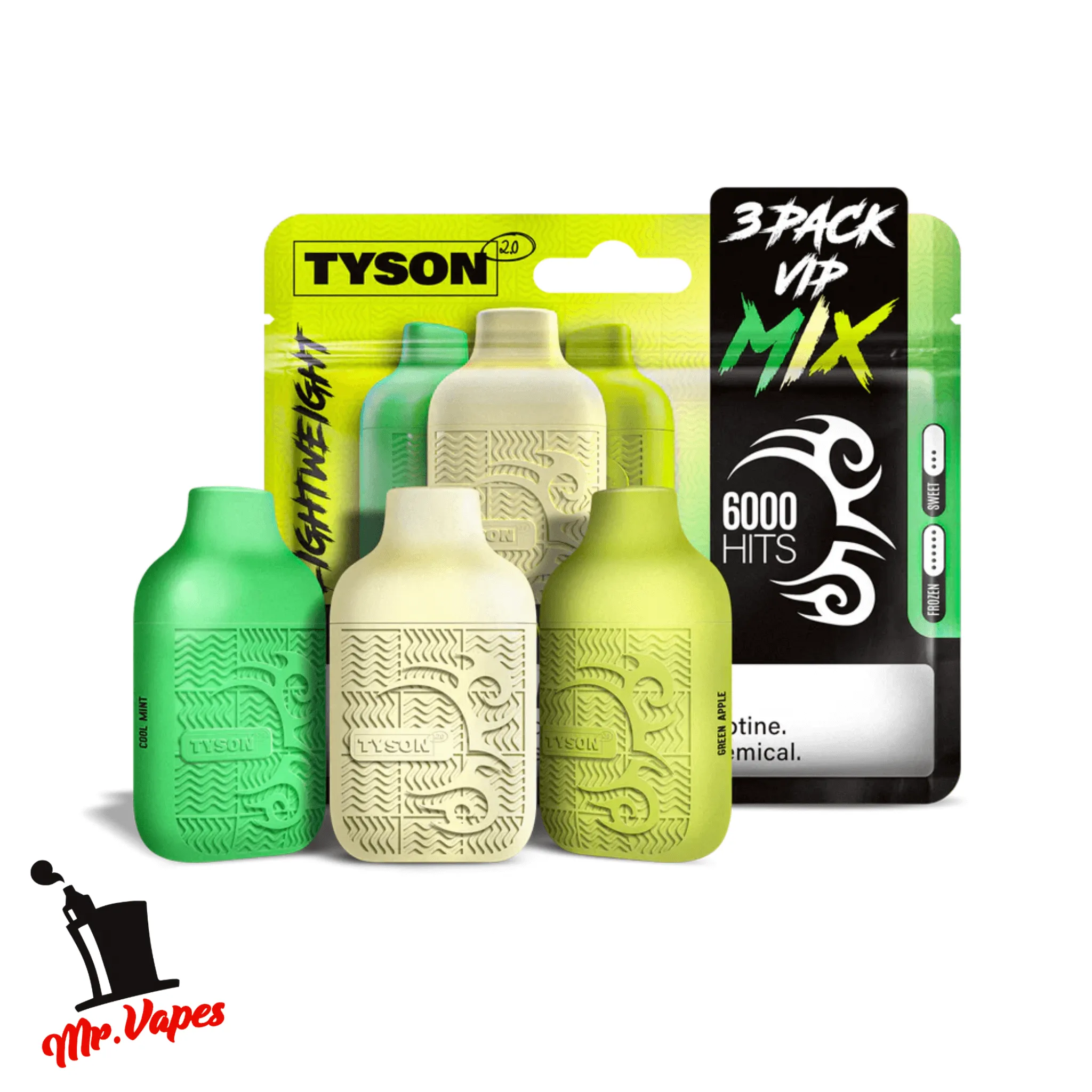 Tyson - Lightweight | Desechable 6000 hits - 3 pack