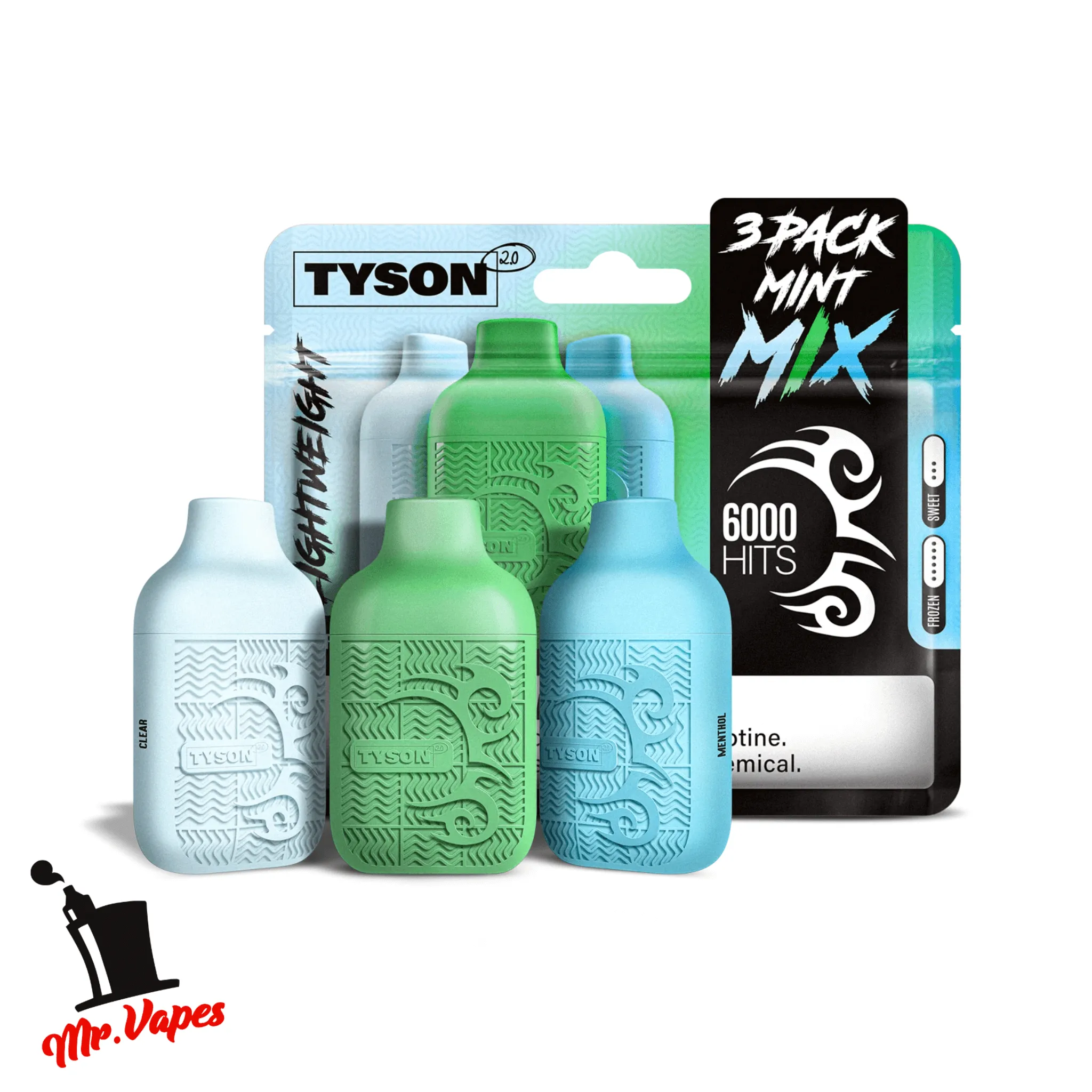 Tyson - Lightweight | Desechable 6000 hits - 3 pack