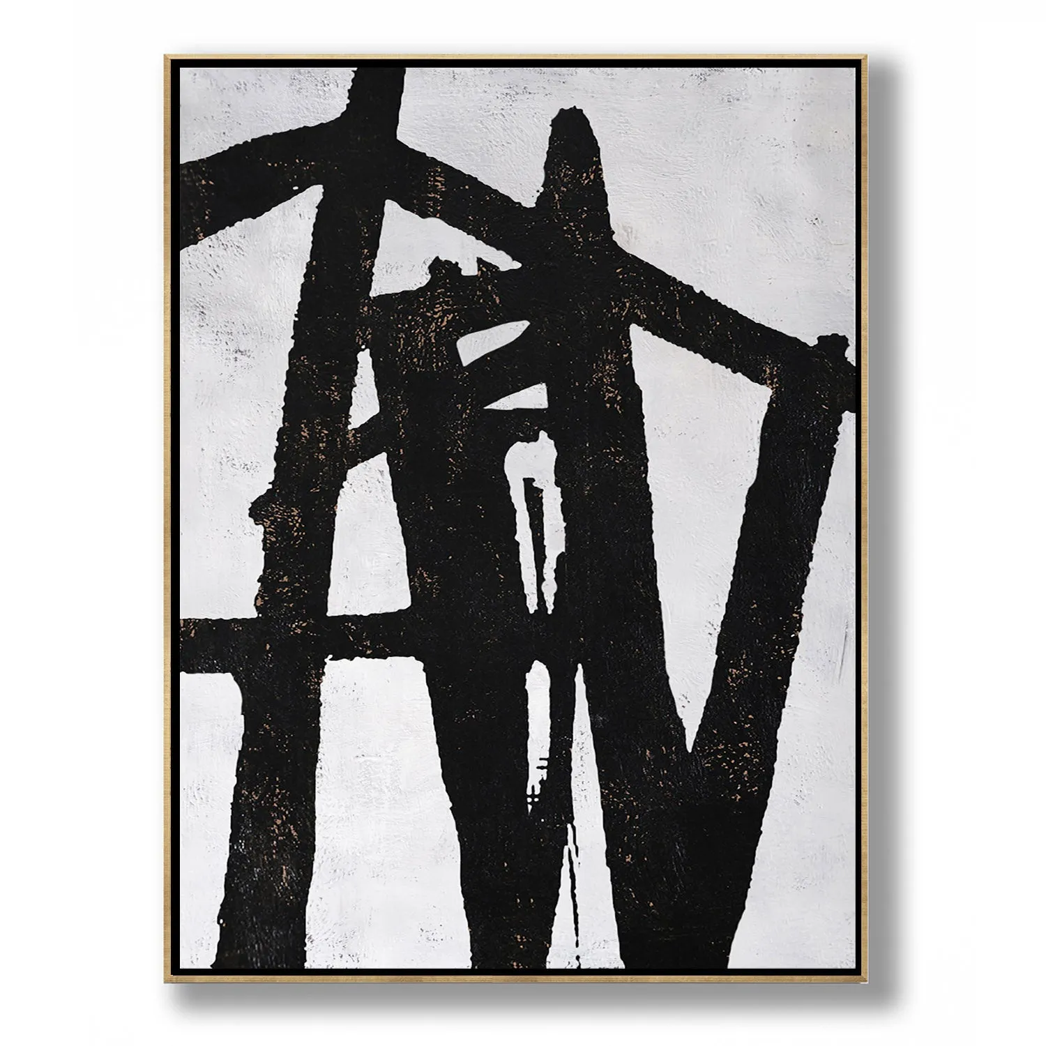Vertical abstract painting H27V